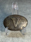 Civil War Confederate “V” Voltigeur Belt Plate Buckle Southern Infantry Variant