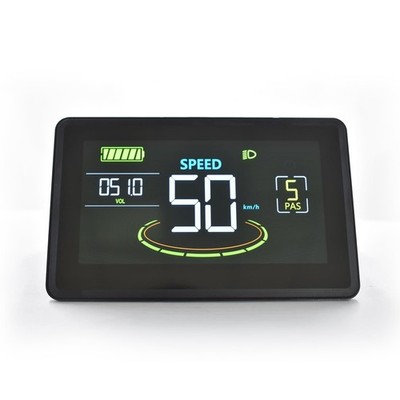 Ebike Display H6C, UART No. 2 Protocol, 24V-60V Colorful Cycling Computer wit...