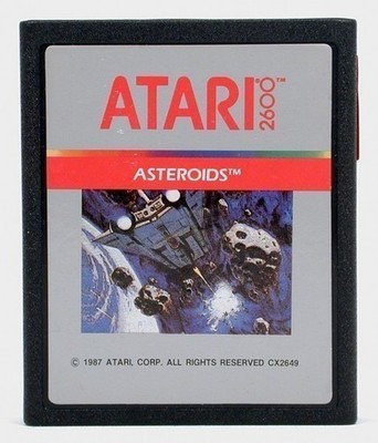 Atari 2600 - Asteroids #Silverlabel Modul akzeptabel