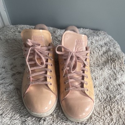 adidas Stan Smith Pink/Blush Low Top Lace Up Solid Athletic Sneakers