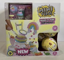 MGA Miniverse Make It Mini Birthday Series 1 Display Box 15 NEW sealed balls