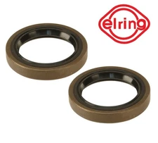 For Porsche Pair Set of Front Left & Right Wheel Bearing Seals Elring Klinger