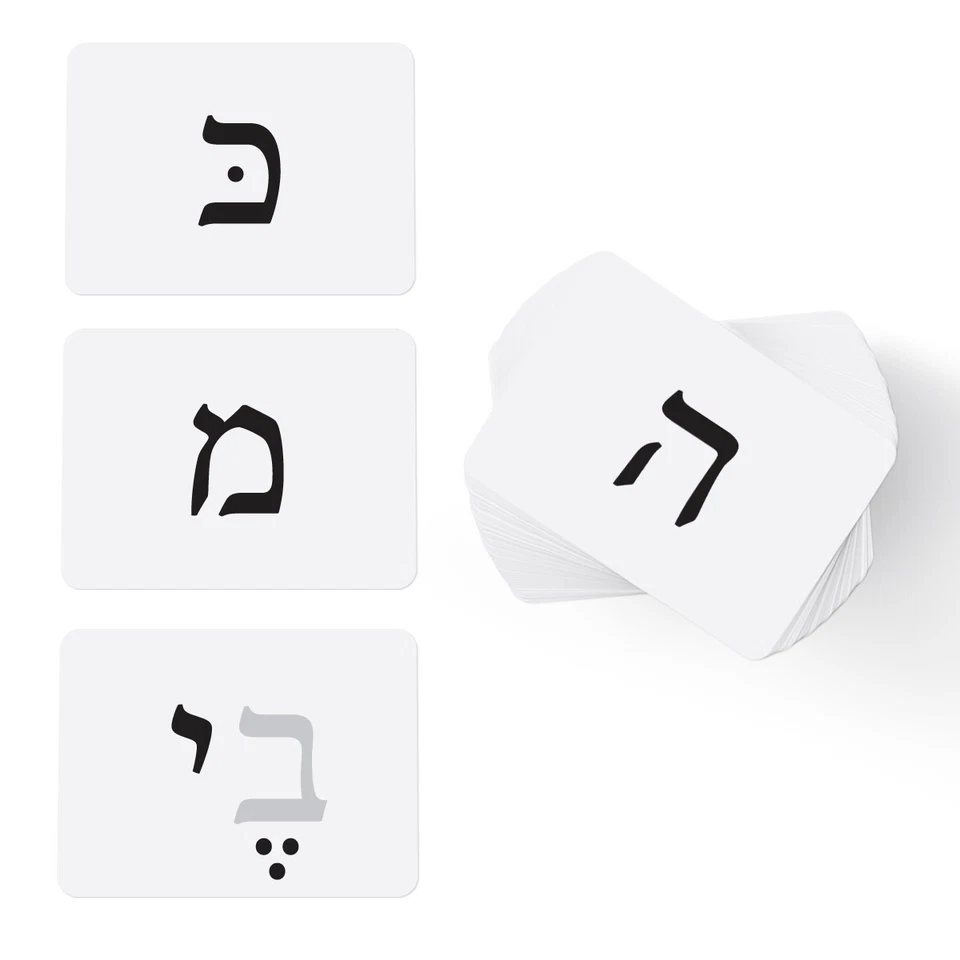 Biblical Hebrew Alphabet (Consonant, Vowel, Dagesh and Final form) - Image 2 of 4