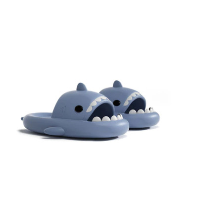 Hello Slippers Shark Slides (BLUE) 4.5-6