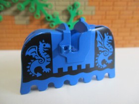 Lego 2490px2 B goods saddlecloth with horse knights castle horse blanket 6060...