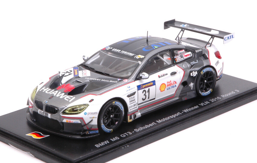 Spark Model BMW M6 GT3 N.31 WINNER VLN 2016 ROUND 3 MULLER Spark Model BMW M6 GT3 N.31 WINNER VLN 2016 ROUND 3 MULLER