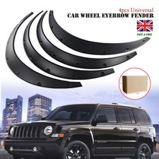 4x Fender Flares Flexible Durable Car Body Exterior Arch Wheel Mudguards Sticker
