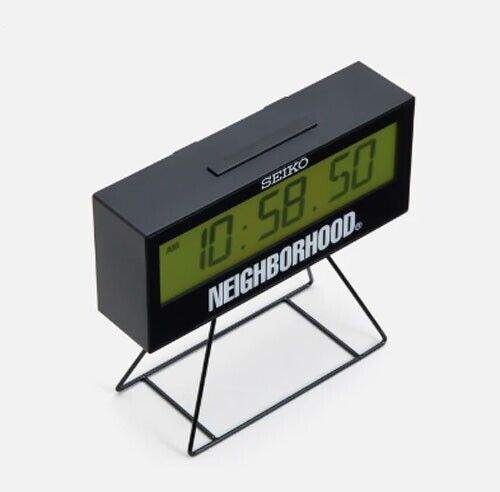 NEIGHBORHOOD NH X SEIKO . MINI SPORTS TIMER CLOCK 176✕158✕65mm