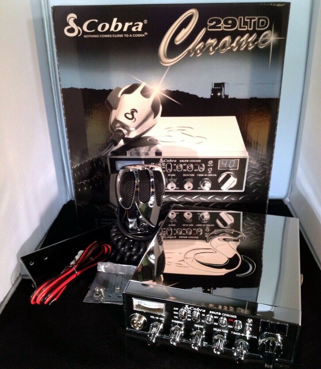 PACKAGE COBRA 29 LTD Chrome CB Radio + ECHO BOARD TUNED & PEAKED