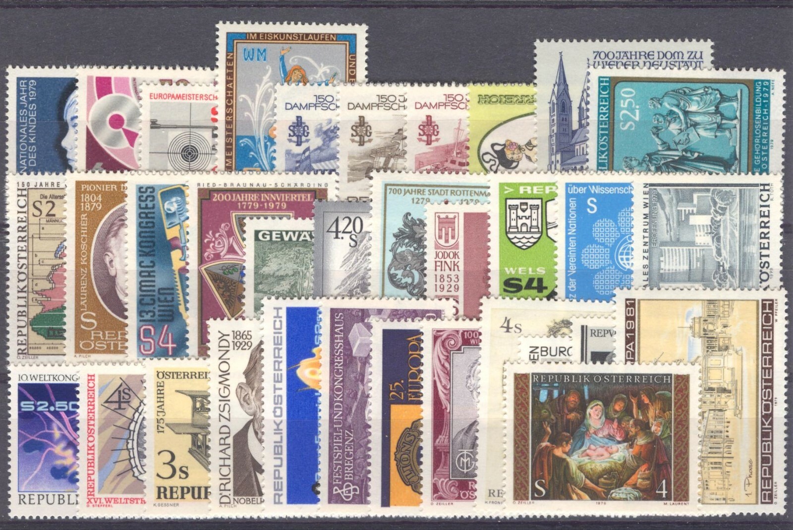 AU - AUSTRIA 1979 complete year set MNH | eBay