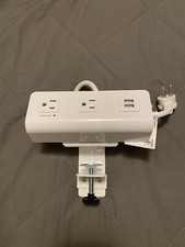 Destop AC power supply protector clamp 2 x AC Power 2 x USB 5VDC 3.1 Amp Surge