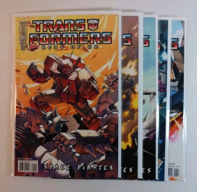 The Transformers Best of UK Time Wars #1 TO #5 IDW Comics