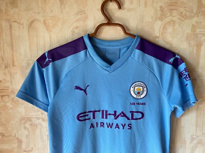 Manchester City Home football shirt 2019 - 2020 Jersey Size Youth