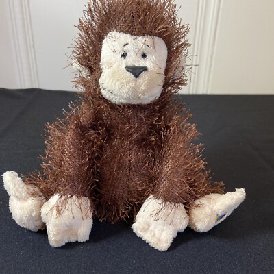 Ganz Webkinz Brown Monkey Plush Stuffed Animal. Please Note there Is No Code.