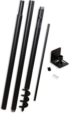 Universal Mounting Pole Kit - Great for Post-Mounted Bird Houses and Bird Feeder