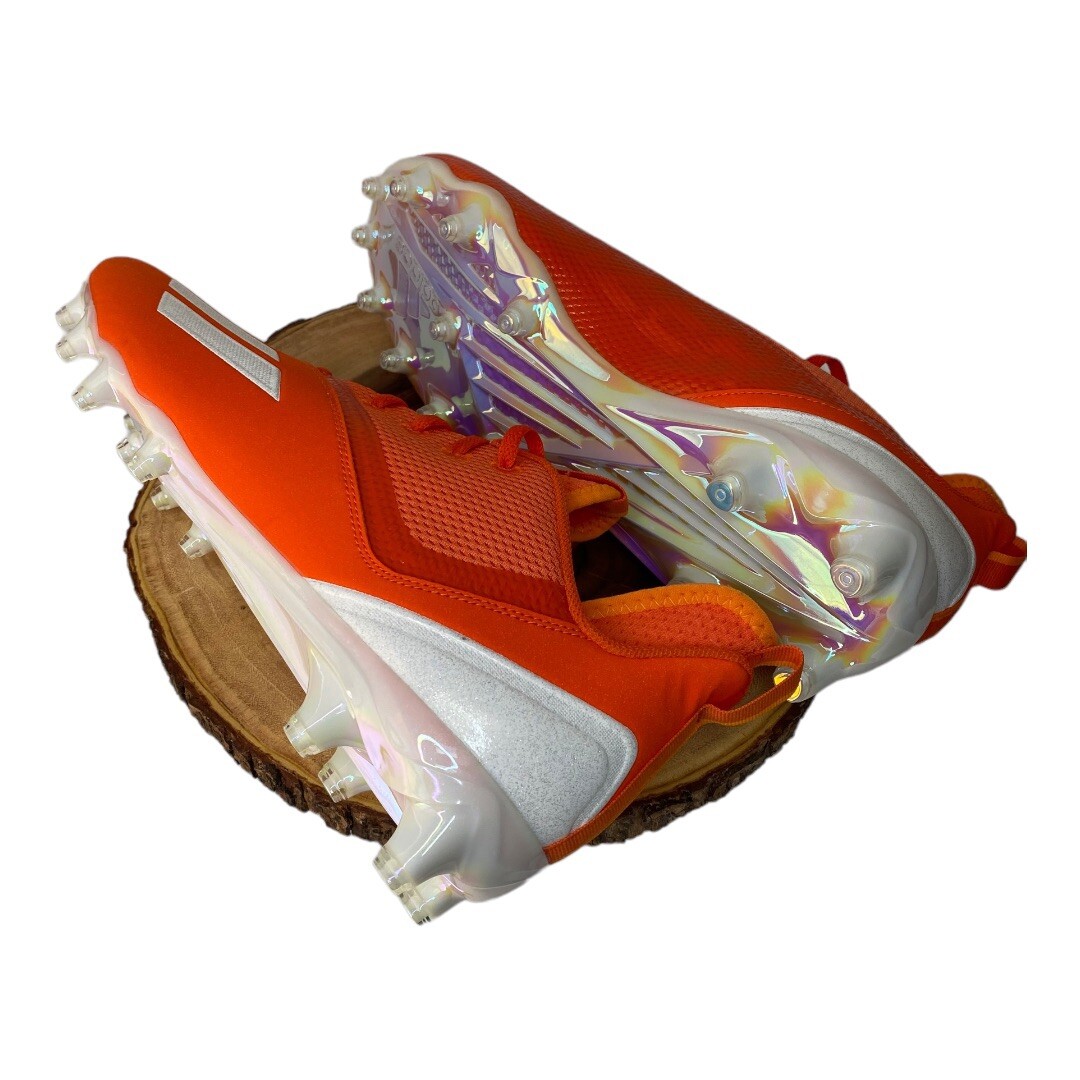 Adidas Adizero Scorch 2 SM Orange White Football Cleats  display picture 2