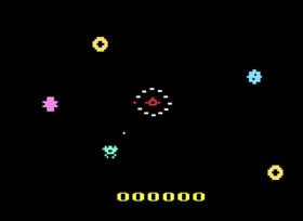 UFO Atari 2600 VCS homebrew videogame Video Computer system game U.F.O.