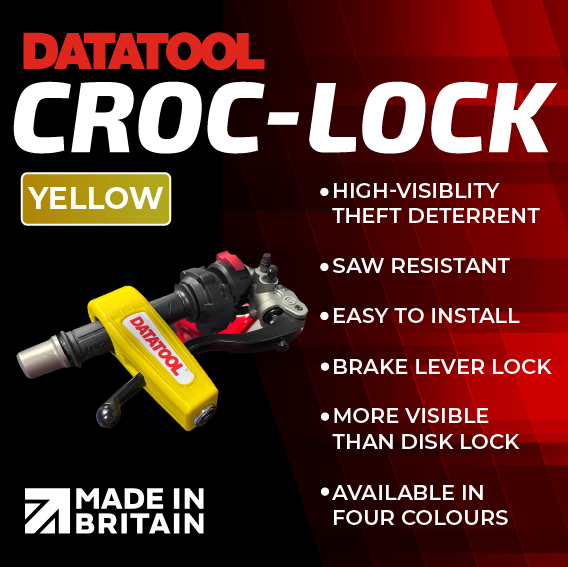 Datatool Croc Lock Motorcycle, Scooter ATV Brake Lever Lock