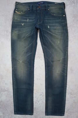 DIESEL THAVAR THAVAR-E-COM 0813L SLIM SKINNY JEANS DENIM W33 L32 L33 33/32 33x33