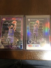 🔥2019-20 Hoops Lebron James #87 Purple Disco/ And Frequent Flyers #15