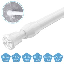 Barra di bloccaggio 40-160 cm barra di serraggio estraibile barra tenda doccia senza foratura