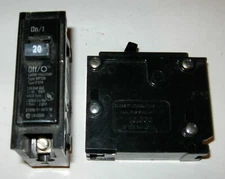 Cutler Hammer Type BR 20A 20 Amp single Pole Circuit Breaker BR120
