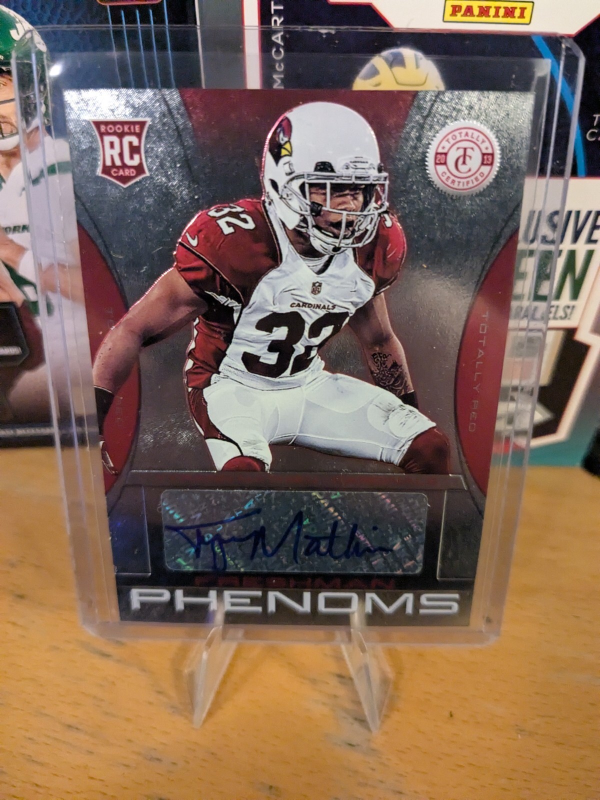 Tyrann Mathieu Panini Totally Certified #208 Autograph-Totally Red
