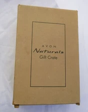 Avon Naturals Shower Gel & body & foot Lotion deodorant  gift crate NIB