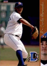 2010 Durham Bulls Choice #15 Carlos Hernandez San Diego Venezuela VZ Card