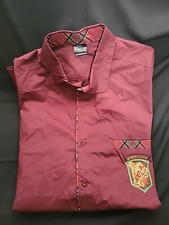 UNIVERSAL Harry Potter GRYFFINDOR Oxford Long-Sleeve Men Unisex School Shirt XL