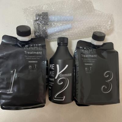 HAHONICO 3-piece set Zaramerame 1 2 3 Treatment Black Label NEW Japan