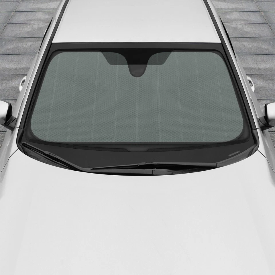 CarXS Gris Parasol Jumbo Reversible Parabrisas Delantero Ventana Cubierta Protectora Foto 4 de 4