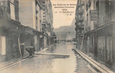 Paris - Die Flut Der Seine - La Platz Maubert