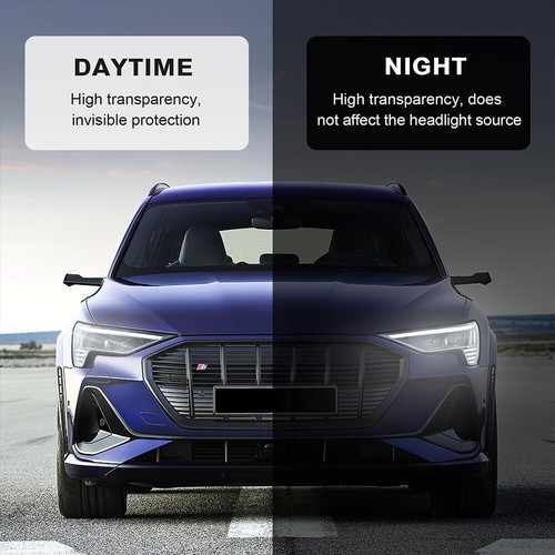 For Audi E-Tron 2019-2023 Headlights Precut Paint Protection Film Clear PPF TPU - Picture 12 of 12