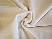 NEW OFF WHITE FAUX SUEDE DRAPERY FURNITURE UPHOLSTERY FABRIC PIECE 26" L 52" W