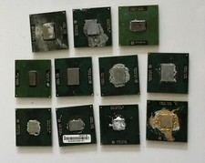 Lot of 11x Intel LF80538 1.46GHz / 1M / 533MHz CPUs Used   SL8VQ 410 Series Mobi