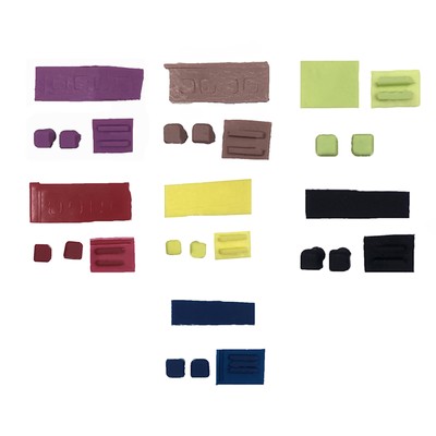 4pcs Replacement Screw Rubber Pads Dust Cover Pad for NDSL NDS Lite Game Console