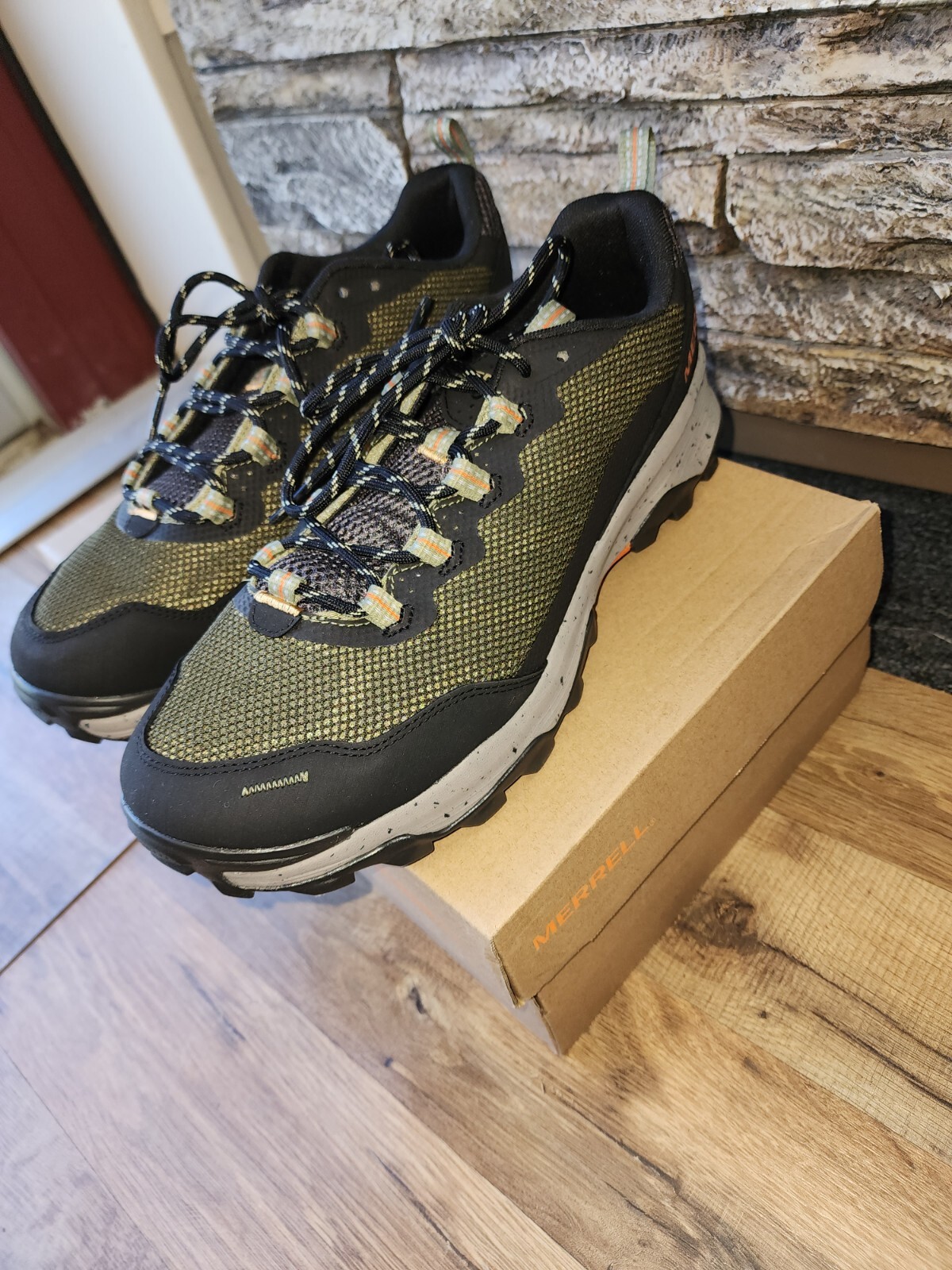 Zapatillas de senderismo Merrel Speed Strike Nordstromrack verde oliva talla 10,5