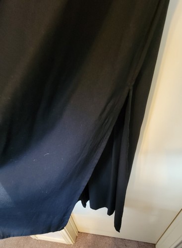 Earthbound Trading Co Maxi Black Dangling Coins Festival Skirt Slits Size XL NWT - Picture 7 of 12