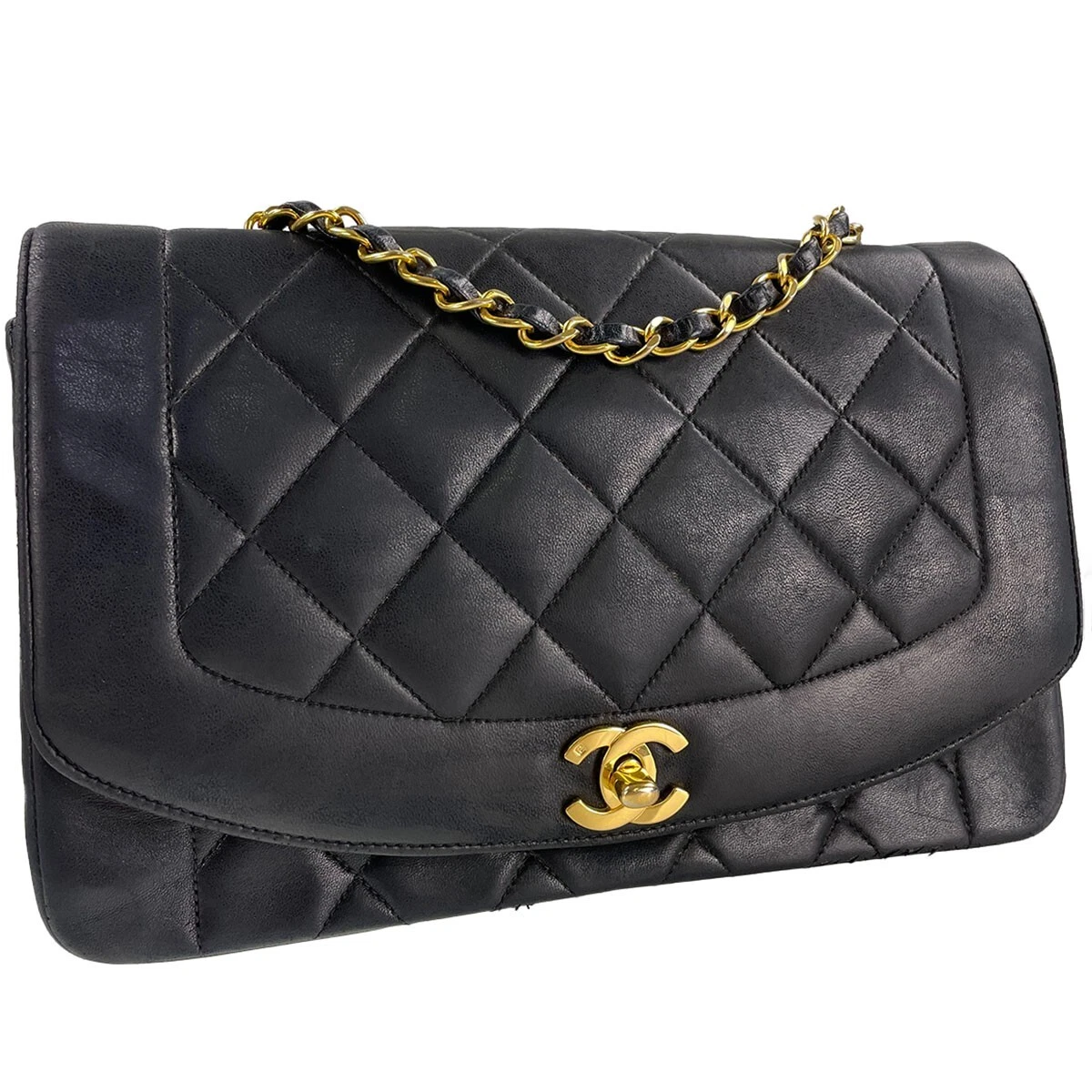 CHANEL, Bags, Chanelauth Matelasse Chain Shoulder With Fringe Leather  Shoulder Bag Black