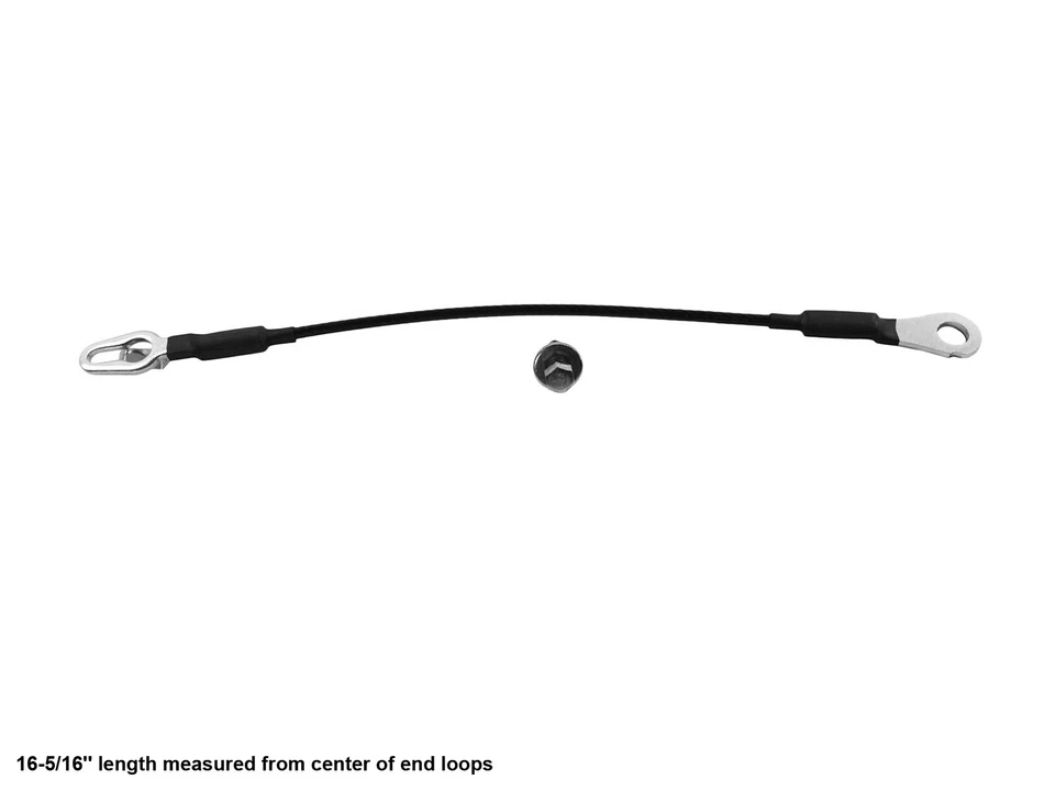 Cabo para tampa da caçamba com ferragens para 07-16 Silverado Sierra direita ou esquerda GM1920103 - Imagem 2 de 4