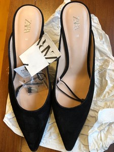 zara pointed mules