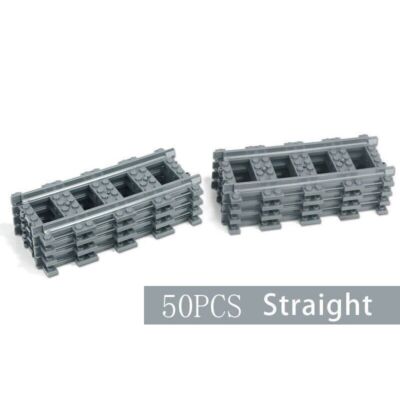 Cargo Railway Station Model MOC Building Blocks Set Bricks Toys