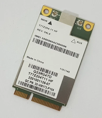 Sierra Wireless MC8305 3G Qualcomm UMTS HSDPA a. Fujitsu Lifebook E751 E733 E753