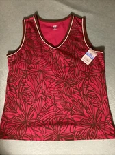 SB Active Tank Top Burgundy Petite Medium New with Tags