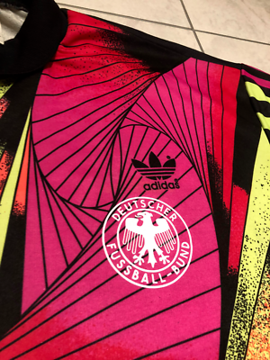 RARE Germany Goalkeeper Shirt 1993 90s Illgner Real Madrid USA