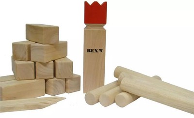 7392601110114 Bex Kubb Original, Red king Tactic