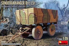 MIA35487 1:35 Miniart Sonderanhanger Ost 1.5t German Cargo Trailer