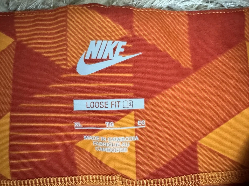 Mono Nike Serena Williams XL para mujer naranja rojo geométrico de una pieza  Foto 4 de 4