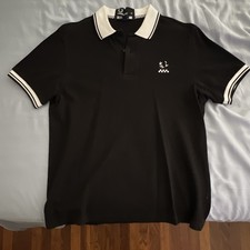 Fred Perry The Specials Mens Black/White Polo...